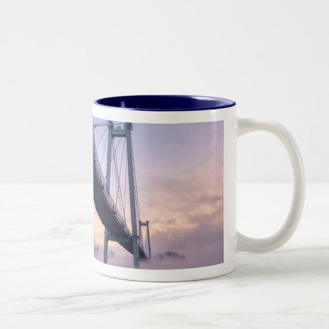 Tasse 2 Couleurs Constructeurs de ponts (Droit)