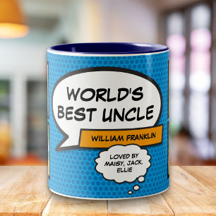 Tasse 2 Couleurs Cool Fun Uncle moderne Comédie Livre bleu Photo