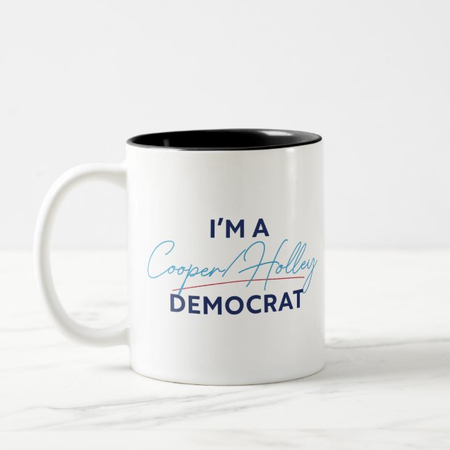 Tasse 2 Couleurs Cooper/Holley Democrat (Gauche)