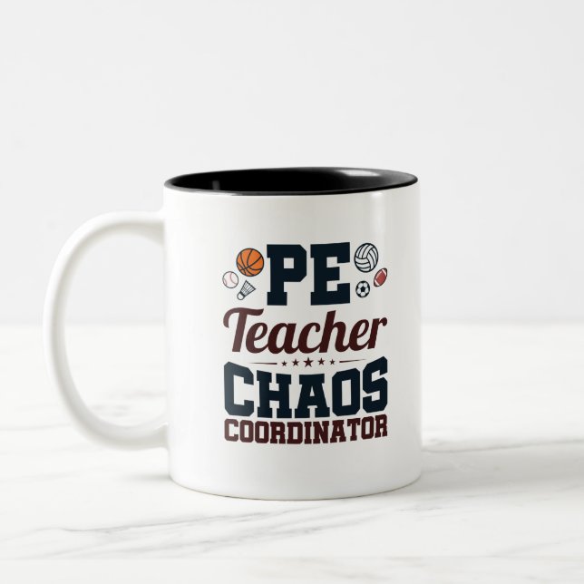 Tasse 2 Couleurs Coordinateur PE Teacher Chaos (Gauche)