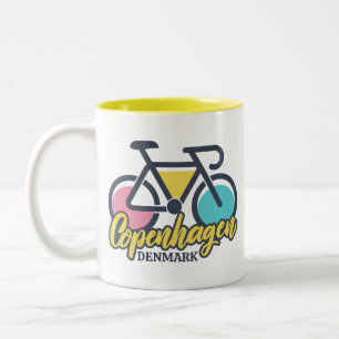 Tasse 2 Couleurs Copenhague Danemark Cyclisme