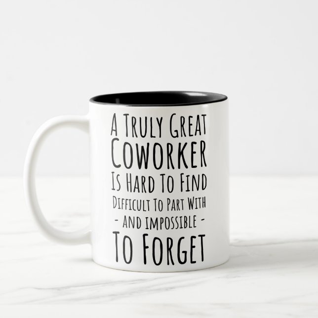 Tasse 2 Couleurs Copie d'un collègue vraiment génial est difficile (Gauche)
