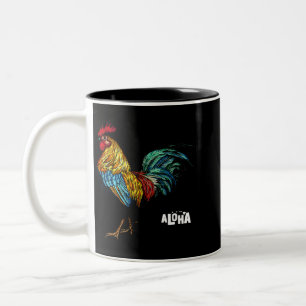 Tasse 2 Couleurs coq hawaii aloha hawaiian 157