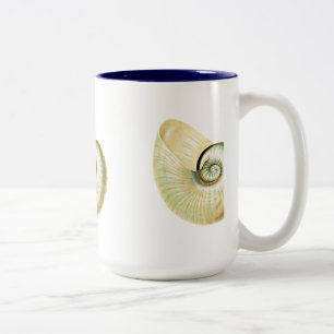 Tasse 2 Couleurs Coquille de Nautilus