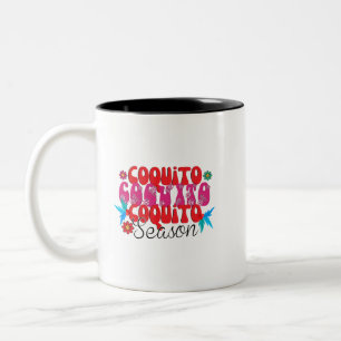 Tasse 2 Couleurs Coquito Season, jour national de la coquito