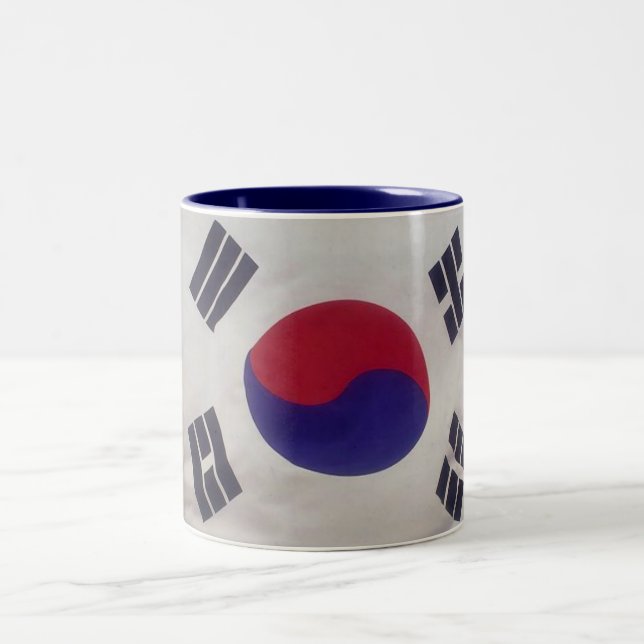 Tasse 2 Couleurs Corée du Sud - Mug- (Centre)