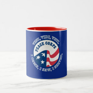 Tasse 2 Couleurs Corps de la paix Bouclier VVV