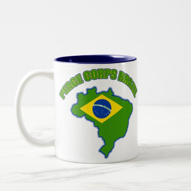 Tasse 2 Couleurs Corps de paix Brésil (Gauche)