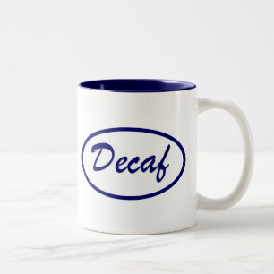 Tasse 2 Couleurs Correction nommée de Decaf décaféinée