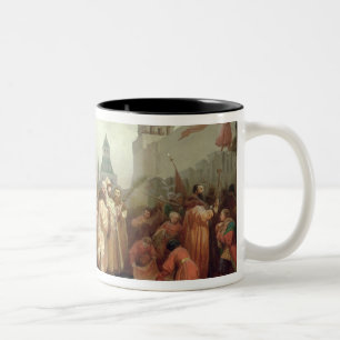 Tasse 2 Couleurs Cortège de dimanche de paume