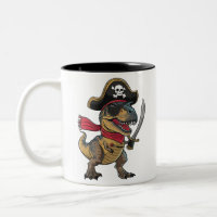 Costume de dinosaure pirate T-Rex drôle d'Hallowee