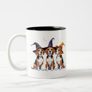 Tasse 2 Couleurs Costume Halloween Chien Éffrayant beagle Halloween