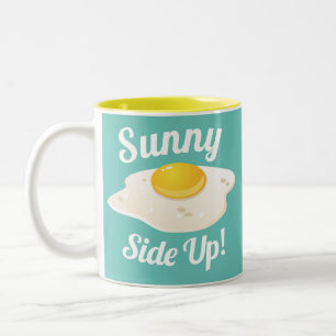 Tasse 2 Couleurs Côté ensoleillé vers le haut de petit déjeuner