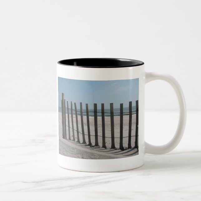 Tasse 2 Couleurs Côte nationale de l'île Assateague (Droit)