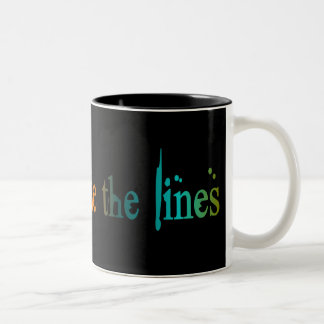 Tasse 2 Couleurs Couleur en dehors des lignes