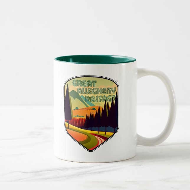 Tasse 2 Couleurs Couleurs de passage Allegheny (Droit)