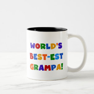 Tasse 2 Couleurs Couleurs vives les meilleurs cadeaux de Grampa au 