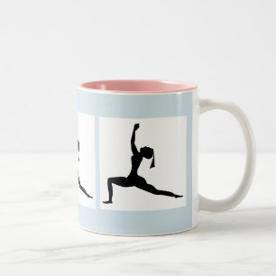Tasse 2 Couleurs Coupe de café bleu rose
