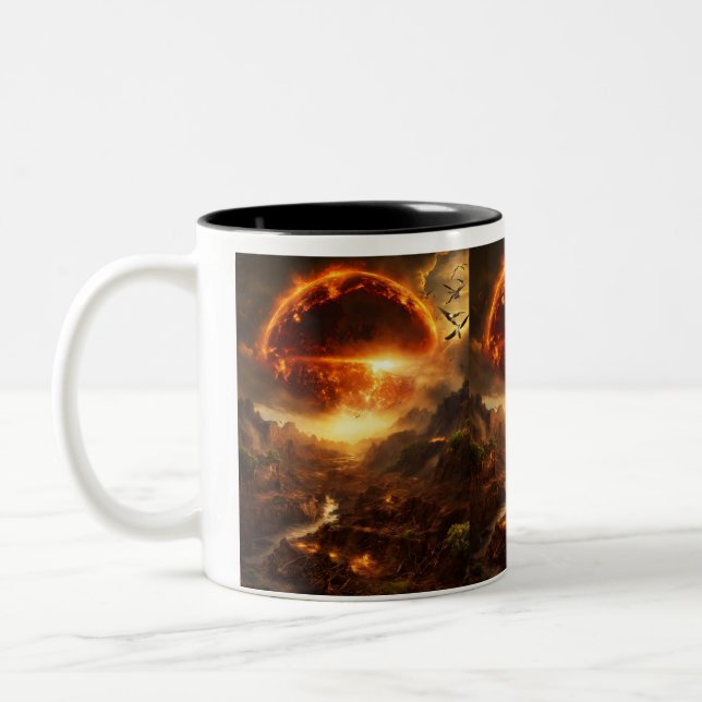 Tasse 2 Couleurs Coupe de café Dream Cycle Earth (Gauche)