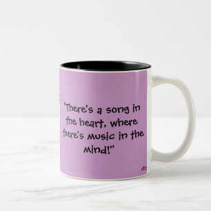 Tasse 2 Couleurs Coupe de musique