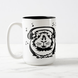 Tasse 2 Couleurs Coupe de musique Love Guinea Pig