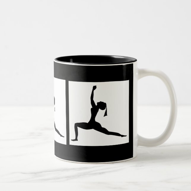 Tasse 2 Couleurs Coupe du café noir (Droit)