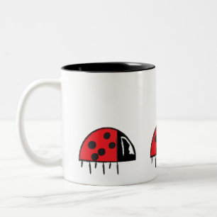 Tasse 2 Couleurs Coupe Ladybug de café