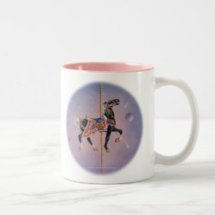 Tasse 2 Couleurs Coupe - Petaluma Carousel Horse 2
