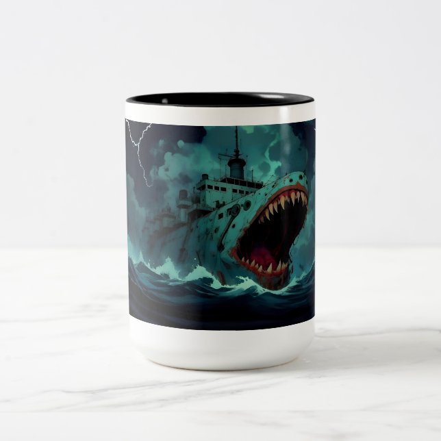 Tasse 2 Couleurs Coupe "Salutations de l'Abysse" (Centre)
