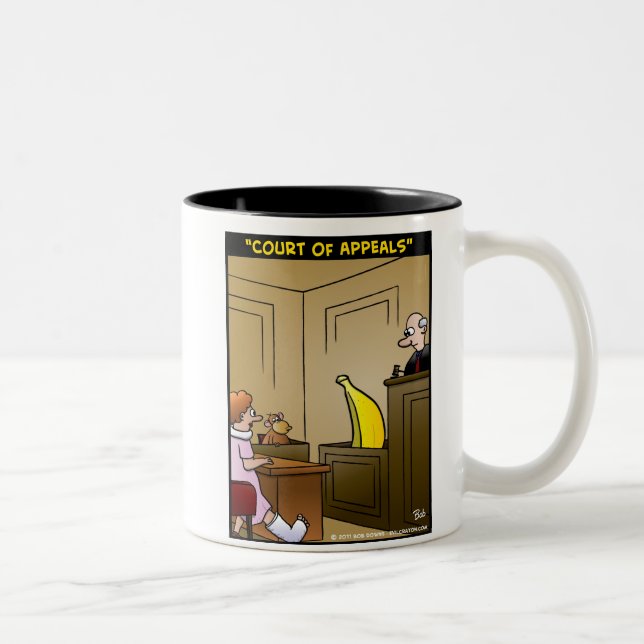 Tasse 2 Couleurs "Cour des appels " (Droit)