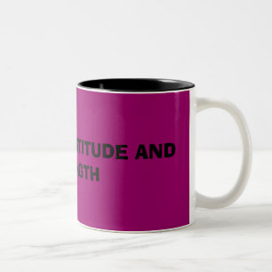 TASSE 2 COULEURS COURAGE, COURAGE ET FORCE, COURAGE FORTIT…