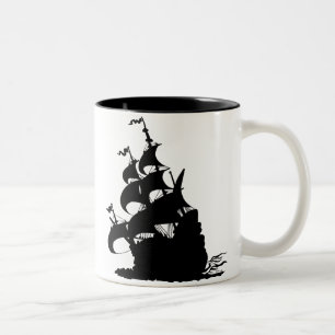Tasse 2 Couleurs Courbures de Windship avant une brise fraîche