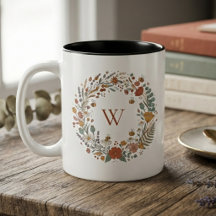 Couronne de fleurs sauvages automnales rustiques m