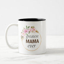 Couronne d'or rose Floral la plus grande maman jam