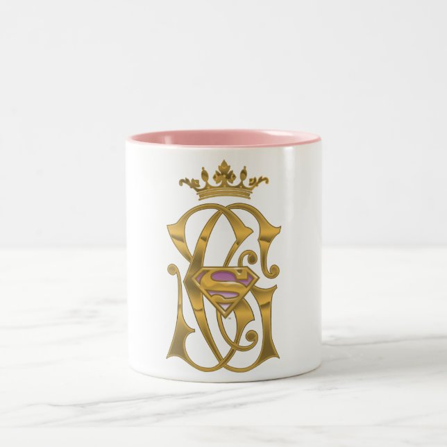 Tasse 2 Couleurs Couronne d'or Supergirl (Centre)