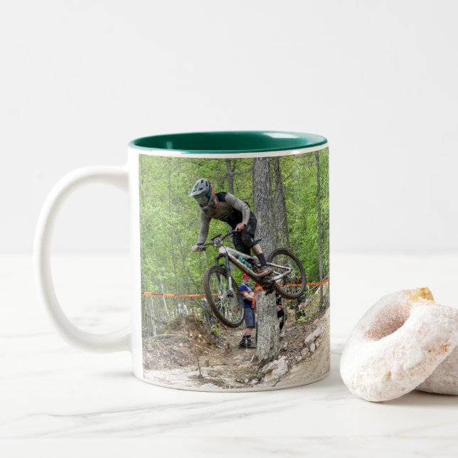 Tasse 2 Couleurs Course VTT Enduro (Avec donut)