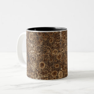 Tasse 2 Couleurs Couverture de livre motif marbré ancien cahier vin