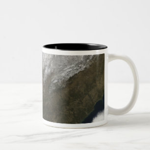 Tasse 2 Couleurs Couverture de neige sur les Etats-Unis