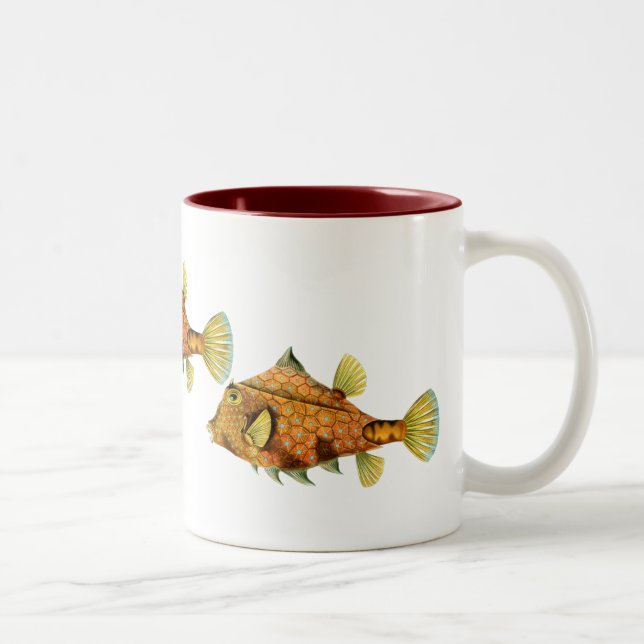 Tasse 2 Couleurs Cowfish de casque (Droit)