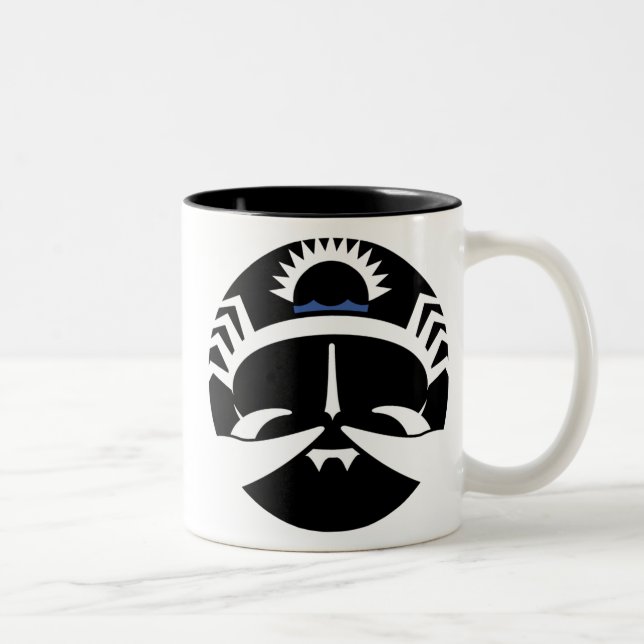 Tasse 2 Couleurs Crabe du cancer graphique (Droit)