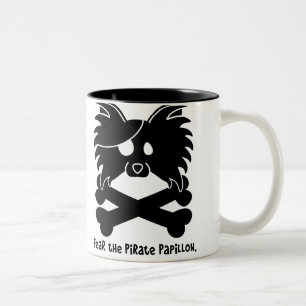 Tasse 2 Couleurs Craignez le pirate Papillon
