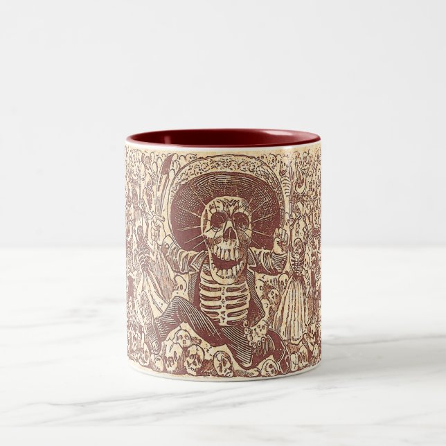 Tasse 2 Couleurs Crâne de Oaxaca, La Calavera Oaxaqueña (Centre)