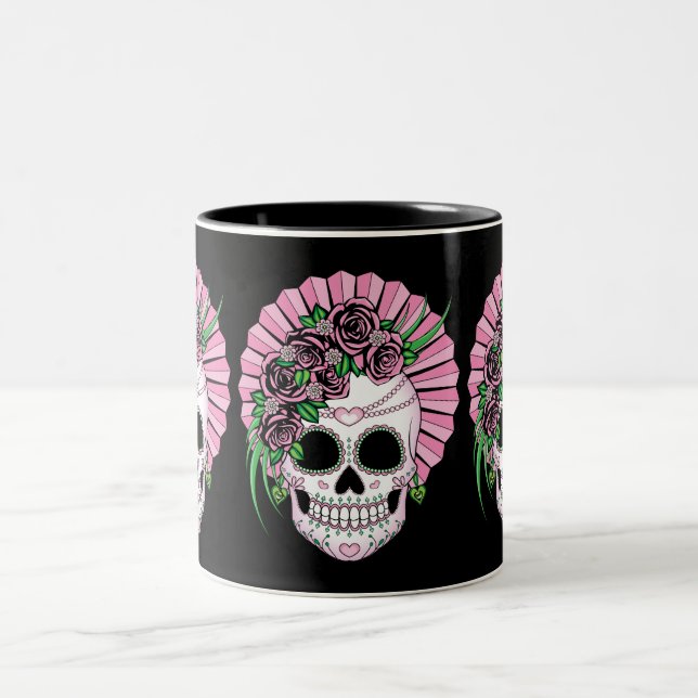 Tasse 2 Couleurs Crâne Lady Sugar (Centre)