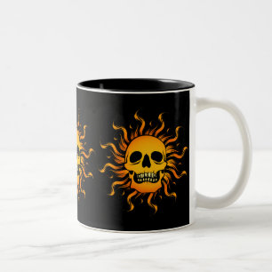 Tasse 2 Couleurs Crâne solaire