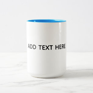 Tasse 2 Couleurs Créez Votre Propre Blanc 