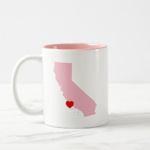 Tasse 2 Couleurs Créez votre propre Mariage Color California