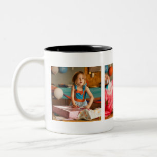 Tasse 2 Couleurs Créez Votre Propre Photo de collage Instagram