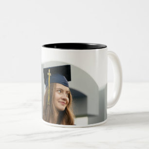 Tasse 2 Couleurs Créez Votre Propre Photo de Diplômé Personnalisée