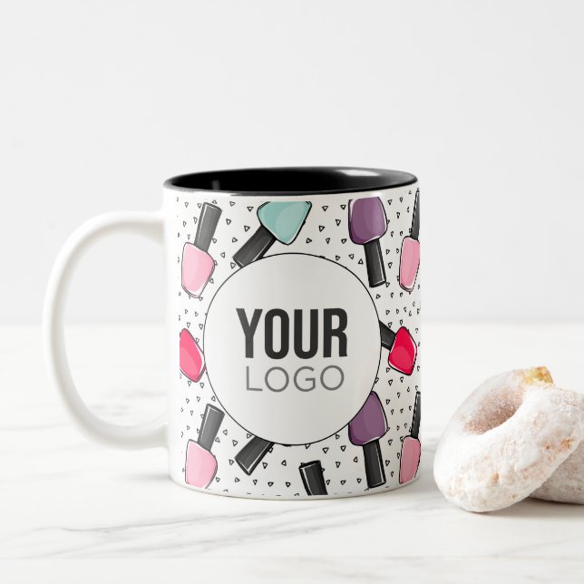 Tasse 2 Couleurs Créez votre propre salon (Avec donut)
