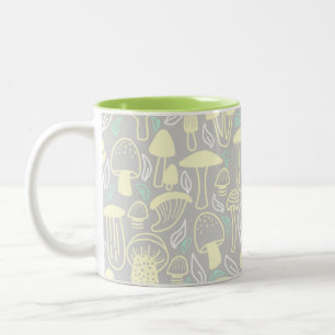Tasse 2 Couleurs Crème grise aux champignons